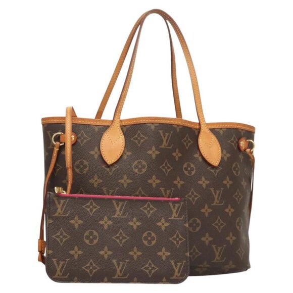 LOUIS VUITTON Monogram Neverfull PM Tote Bag M40155 LV Auth ac3841 - Picture 1 of 16